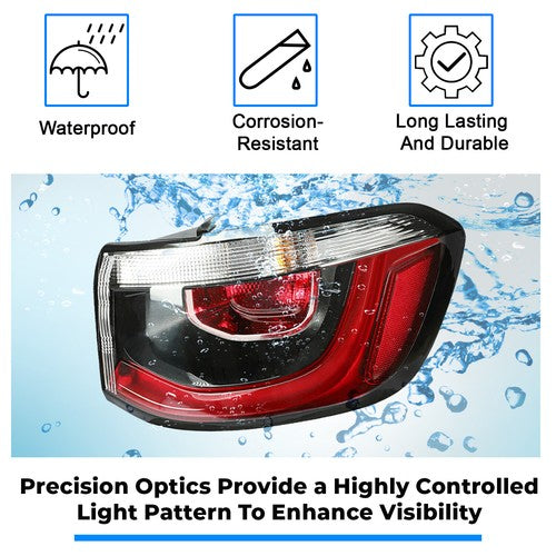 Right Passenger Side Rear Tail Light for Jeep Compass 2017 2020 17 20 Brake Lamp