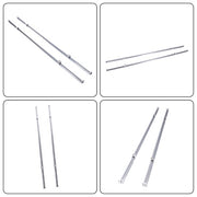 DURAFORCE 2PCS SBR16-2200mm Linear Guide Rails with 4Pcs SBR16UU Bearing Blocks