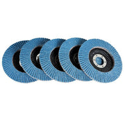 DURAFORCE 100 Pieces Premium Zirconia Flap Disc Sanding Grinding 4-1/2" X7/8" 40 Grit