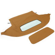 DURAFORCE New Heated Glass Window & Soft Top For Mazda Miata 1990-2005 Convertible Tan