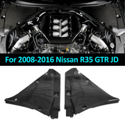 DURAFORCE Carbon Fiber Brake Fulid Battery Cover for Nissan R35 GTR 2008-2016 JD Style