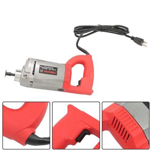 DURAFORCE High Quality 1500W Electric Concrete Vibrator 4.5 Feet Long Shaft Concrete Tool