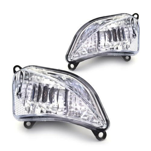 DURAFORCE Pair For 2013 2014 2015 Toyota Avalon Front Fog Light Covers & Turn Signal Lamps