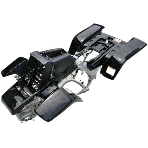 DURAFORCE For Yamaha Banshee 350 Fenders + Gas Tank Plastics Kits+ Radiator Grille Black