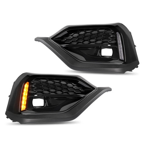 DURAFORCE sequential LED Turn Signal DRL Fog Bezel Light Pair for Subaru WRX STI 2022-2024