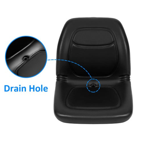 Black Gator Seats With Drain Hole For Diesel TX Turf 6X4 TRAIL XUV 550 620i 850D