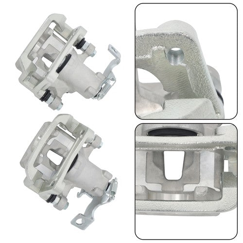 DURAFORCE Rear Brake Calipers w/ Bracket L＋R 19B6788 583112VA30 For Hyundai Veloster 12-17