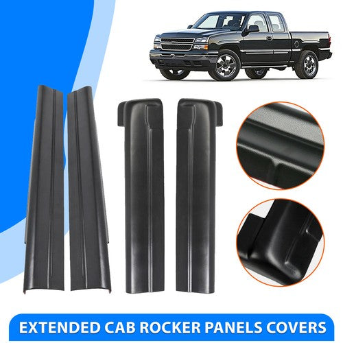 Fits 1999-2006 Silverado GMC Sierra Extended Cab Rocker Panel Covers 14068