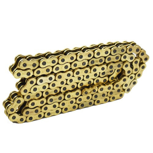 DURAFORCE With O-Ring Drive Chain Gold Color 520 x114 ATV Motorcycle 520 Pitch 114 Links