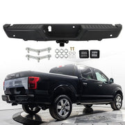 DURAFORCE Primered Rear Step Bumper Assembly For Ford F-150 2015-2020 w/ Park & Tow