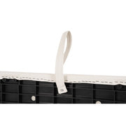 DURAFORCE 28" Boat Pontoon Bench Seat Cushion Set Boat Parts White+Red 2pc #8WD95-1009