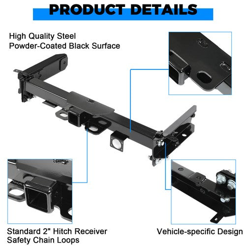 Class 3 Trailer Hitch Towing Receiver for Subaru Ascent All Styles 2019-2025