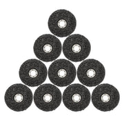 DURAFORCE 10 PCS 4-1/2" x 7/8" Black Diamond Grinding Discs Strip Discs for Angle Grinder
