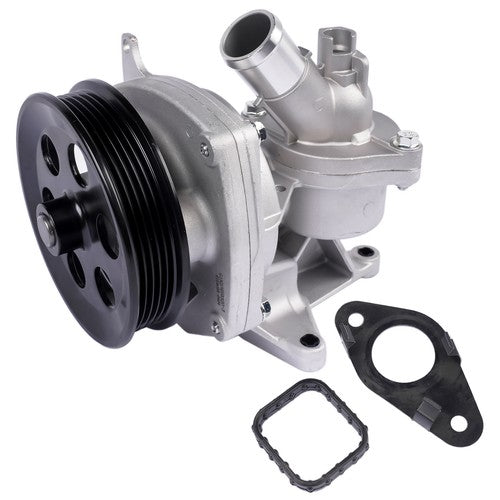 DURAFORCE Engine Water Pump w/ Thermostat for Chevrolet Malibu Traverse GMC Canyon Terrain