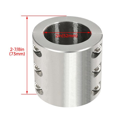 Steel 2 Inch OD Size Universal Roll Cage Mounts Split Collar Tube Clamps