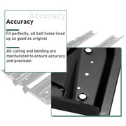 DURAFORCE For 97-06 Jeep Wrangler TJ Full Body Mounts Torque Boxes Box Floor Supports Pair