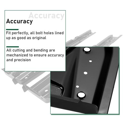 DURAFORCE For 97-06 Jeep Wrangler TJ Full Body Mounts Torque Boxes Box Floor Supports Pair