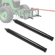DURAFORCE 2PCS 17" Stabilizer Hay Bale Spear Attachment Quick Attach Bale Spike No-Sleeve