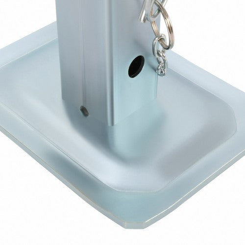 DURAFORCE Adjustable Drop Leg Foot pad w/Pin For Jacks w/2”Square Tube For Trailer 8000LBS