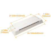 DURAFORCE Refrigerator Vent Lid For Truck RV Camper #65528 For Dometic Refrigerator Vent