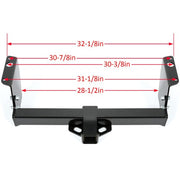 DURAFORCE Class 3 Trailer Hitch Tow Receiver 2" For Ford Ranger 83-11 Mazda B-Series 94-09