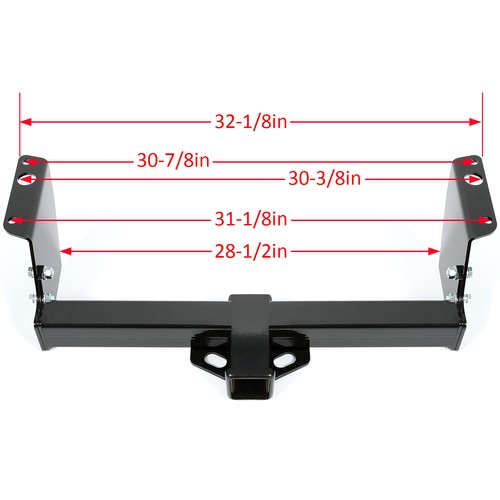 DURAFORCE Class 3 Trailer Hitch Tow Receiver 2" For Ford Ranger 83-11 Mazda B-Series 94-09