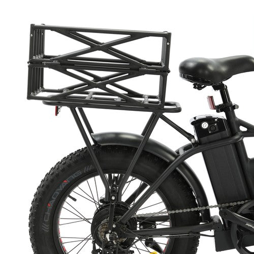 ECOTRIC Rear Rack Bike Basket Large Bicycle Electric Bike Basket
