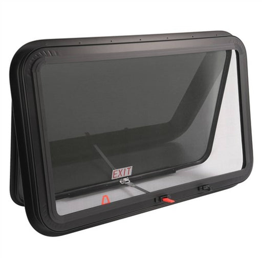 DURAFORCE 36" W x 22" H RV Exit Window For Camper Emergency Push Out Window Tempered Glass