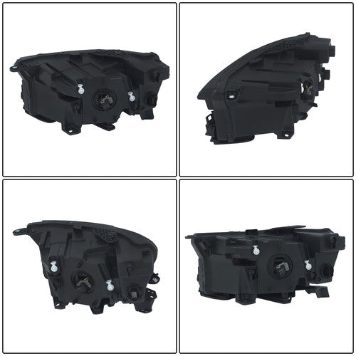DURAFORCE Headlight Replacement For Jeep Grand Cherokee 2021-2022 RH w/o Animation Black