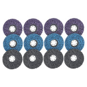 DURAFORCE 12 Pack: 4-1/2 x 7/8 Inch Diamond Grinding Discs Set 3 Colors for Angle Grinder
