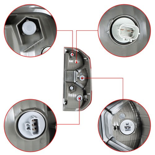 DURAFORCE Taillights Rear LH/Driver Side For Toyota Tundra 2014-2020 Brake Tail Light Lamp
