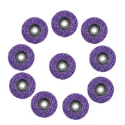 DURAFORCE 10 PackS 4"x5/8 Strip Discs Rust Remover Wheel Paint Removal Disc Angle Grinder