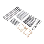 DURAFORCE Adjustable Pushrod&Cover Kit For Harley-Davidson 1999-2017 Touring Softail Dyna