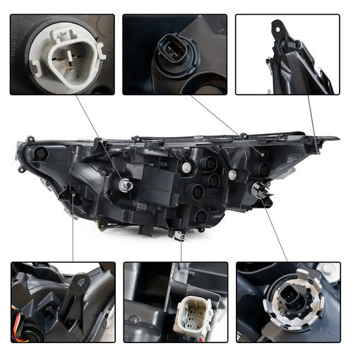 For 2022 2023 Toyota RAV4 XLE Halogen Headlight W/ LED DRL Right Passenger Side