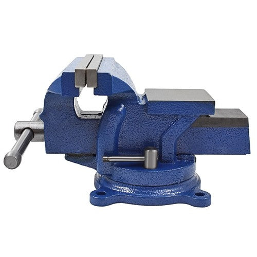DURAFORCE Base Table Top Clamp Heavy Duty 5" Bench Vise with Anvil Swivel Locking