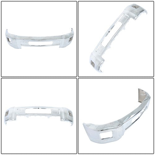 DURAFORCE Split Front Bumper For Chevrolet Silverado 2500 3500 2015-19 Without Sensor Hole