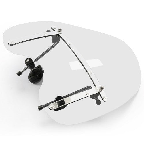 19x17 Inch Motorcycle Clear Front Windshield for Harley Honda Magna Shadow Spirit