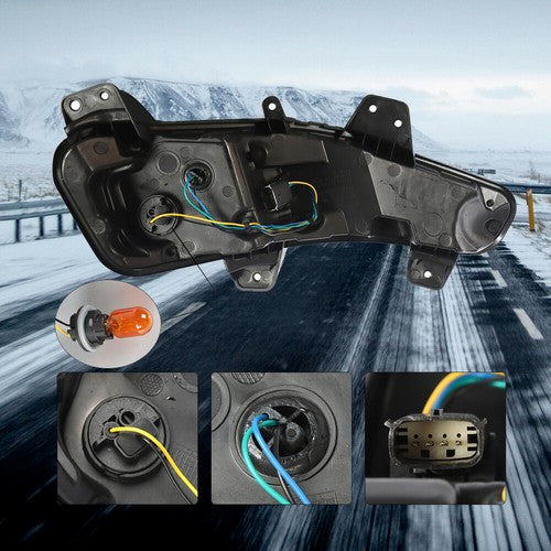 DURAFORCE For Chevy Malibu 19-20 1.5/2.0L Driver Left Clear Lens LED DRL Fog Single Light