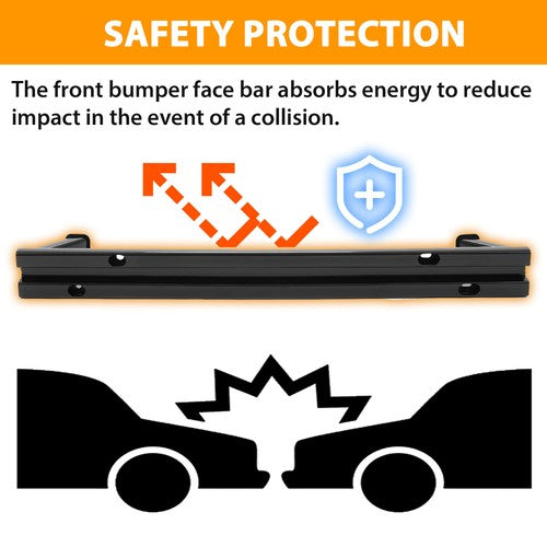 Steel Front Bumper Reinforcement Impact Bar for Chevy Colorado GMC Canyon 15-22