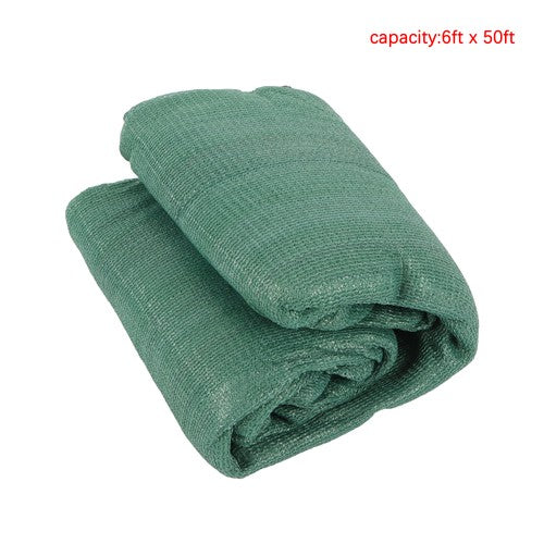 DURAFORCE dark green 6FTx50FT garden privacy fence heavy duty barrier net with zip ties