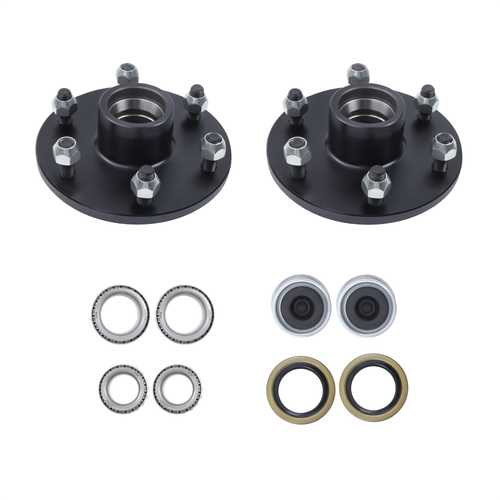 DURAFORCE #84 Spindle With Trailer Bearing 6 on 5.5' Trailer Hub Kit For 3500 lbs