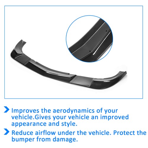 Carbon Look Front Splitter Lip for 2005-2013 Corvette C6 ZR1 Style Base Models