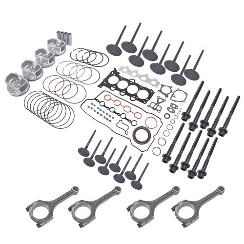 DURAFORCE Engine Rebuild & Connecting Rod & Piston Kit for Hyundai Veloster Kia Rio Soul