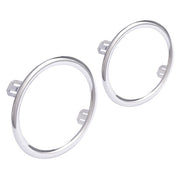 DURAFORCE Fog Light Cover Bezel Chrome Ring for Honda Pilot 2012 2013 2014 2015 LH RH