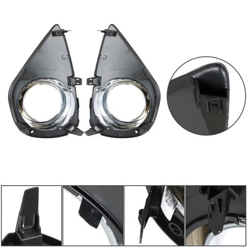 DURAFORCE Pair Fog Lights Assembly Wiring+Switch+Cover For 15-16 Toyota Yaris 8122002110