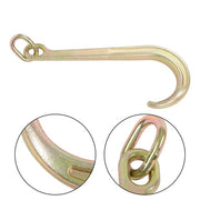 DURAFORCE 1 x J Hook Grade G70 Towing Hooks 15 Inch Roll Back Clevis 5400 Lbs Load Limit