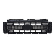 DURAFORCE New Gloss Black Plastic Front Upper Grill Grille For Ford F250 XL/XLT 2023 2024