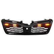 DURAFORCE Front Bumper Black Honeycomb Grille w/ Light for 2019-2021 for Subaru Forester