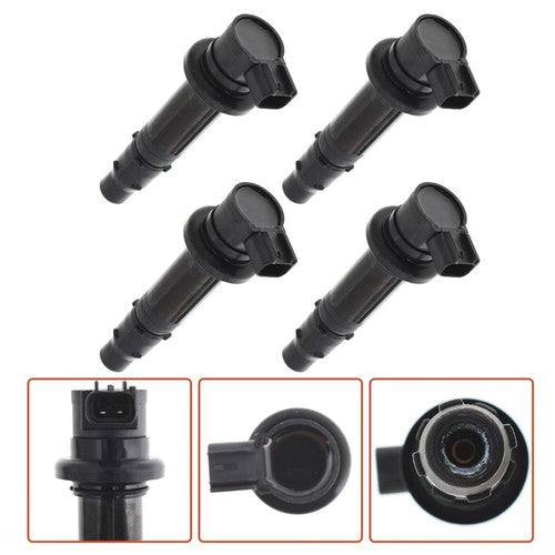 DURAFORCE 4 Pack Ignition Coil For Yamaha YZF R6 YZF R6S YZF-R1 R1 FZ1 VMAX 1700