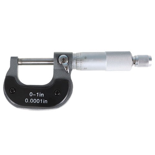 DURAFORCE 0-1" 0.0001" Precision Outside Micrometer Carbide Tipped, Standard High Quality